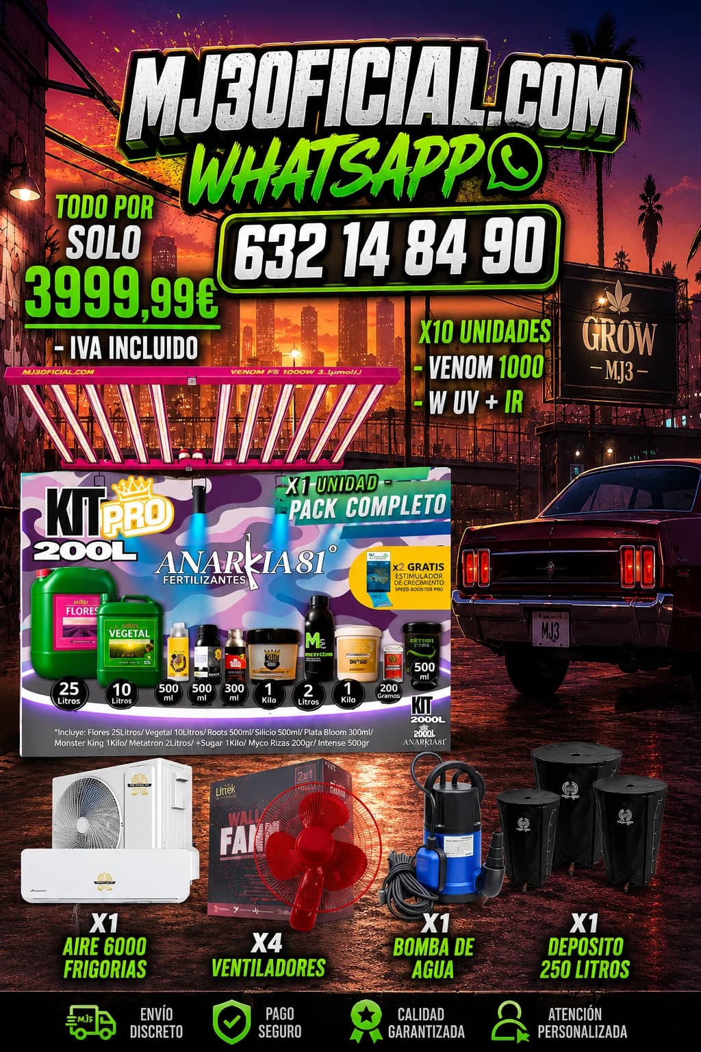 Pack Venom 1000W